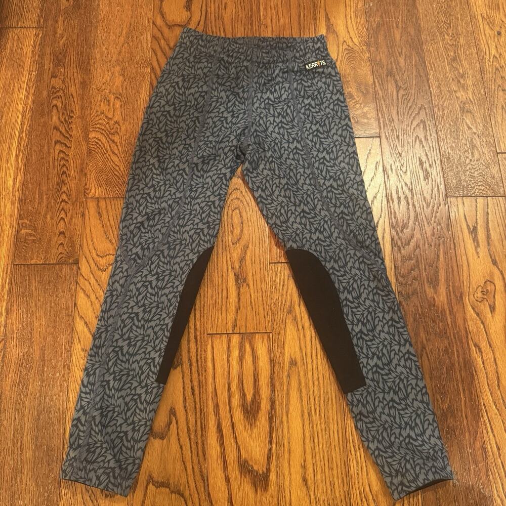 Kerrits Kids Performance Knee Patch Tight Girls Small 6-7 Equestrian Riding Pant